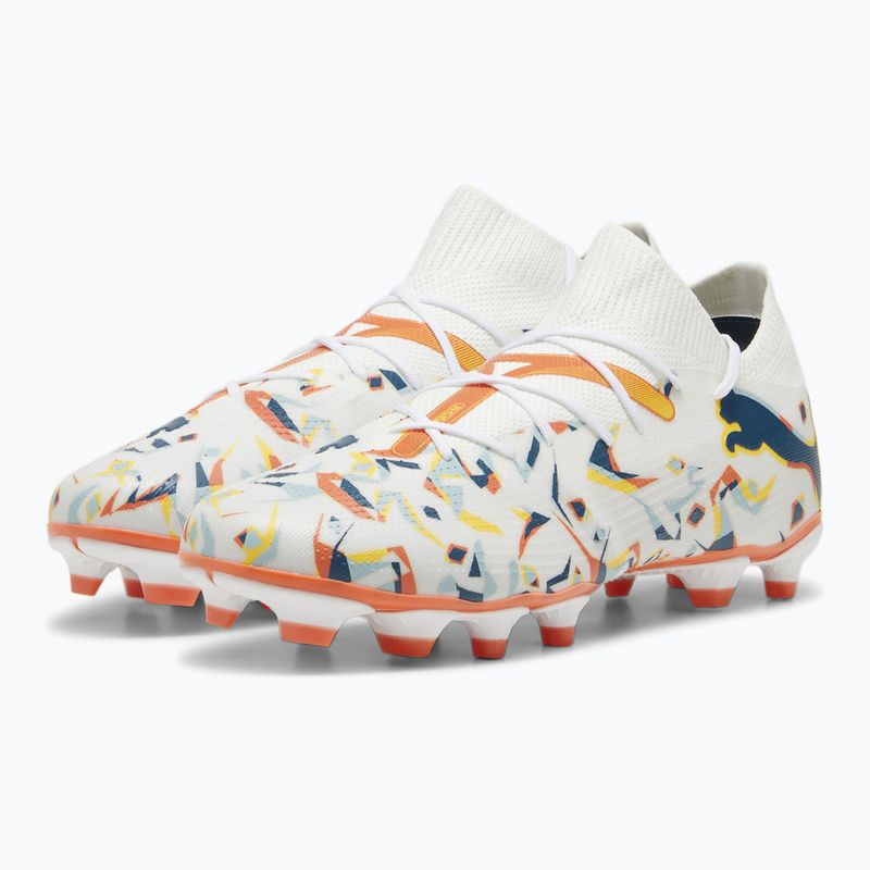 PUMA Future 7 Match Creativity FG/AG white/oceantropic/turquoisesurf/hotheat/sunstream football boots 10