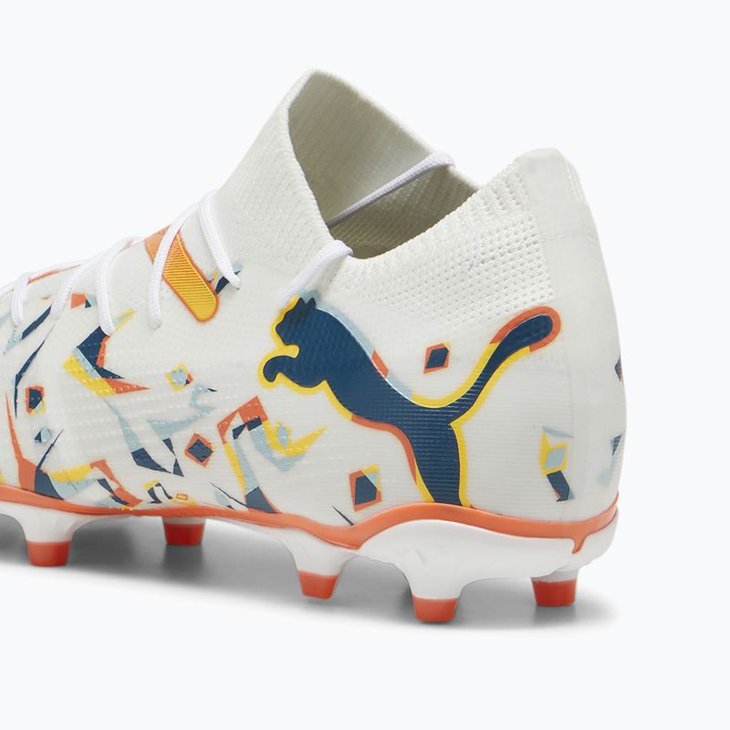 PUMA Future 7 Match Creativity FG/AG white/oceantropic/turquoisesurf/hotheat/sunstream football boots 13