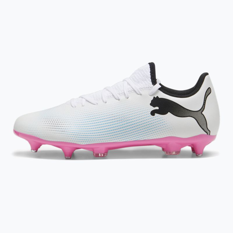 PUMA Future 7 Play MxSG football boots puma white/puma black/poison pink 8