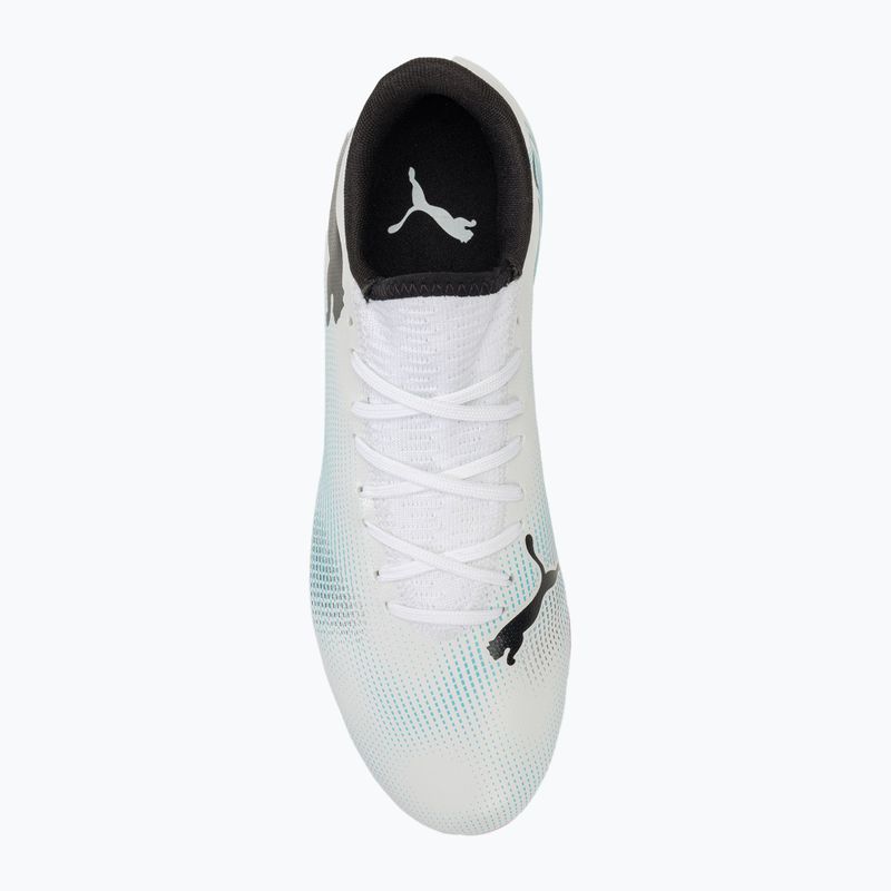 PUMA Future 7 Play FG/AG football boots puma white/puma black/poison pink 5