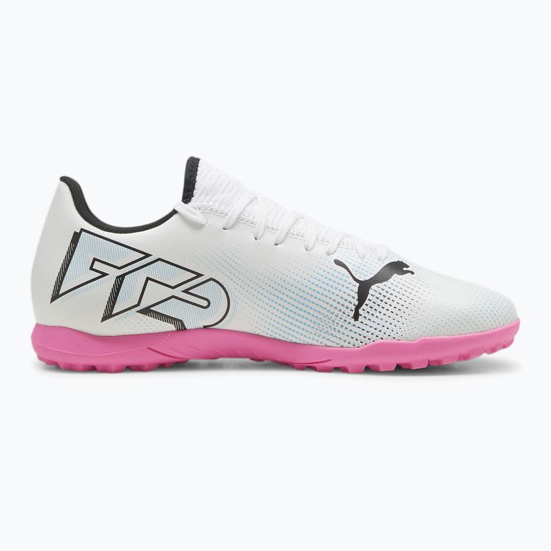 PUMA Future 7 Play TT football boots puma white/puma black/poison pink 9