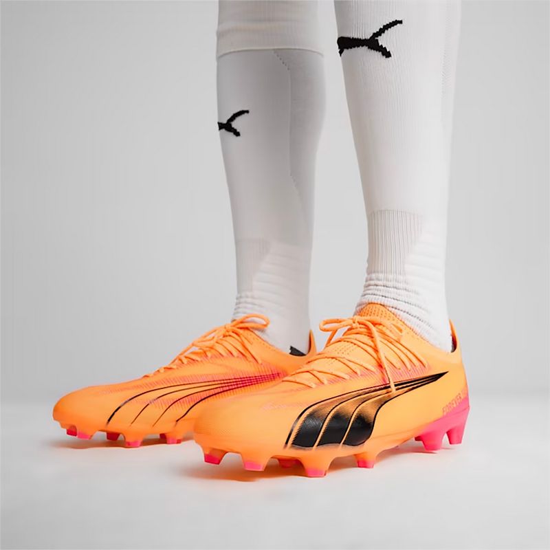PUMA Ultra Ultimate FG/AG sunset glow/puma black/sun stream football boots 16