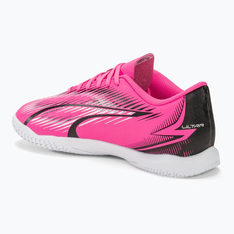 PUMA Ultra Play TT Jr children's football boots poison pink/puma white/puma black 3