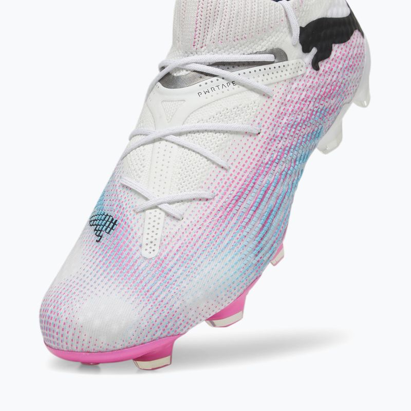 PUMA Future 7 Ultimate FG/AG football boots puma white/puma black/poison pink 9