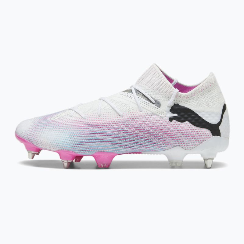 PUMA Future 7 Ultimate MxSG football boots puma white/puma black/poison pink 8