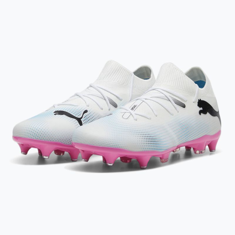 PUMA Future 7 Match MxSG football boots puma white/puma black/poison pink 10