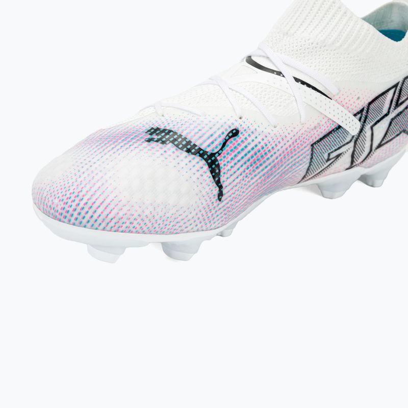PUMA Future 7 Pro FG/AG Jr children's football boots puma white/puma black/poison pink 7