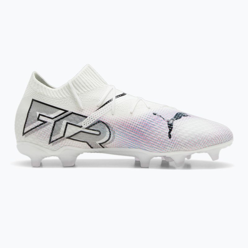PUMA Future 7 Pro FG/AG Jr children's football boots puma white/puma black/poison pink 9