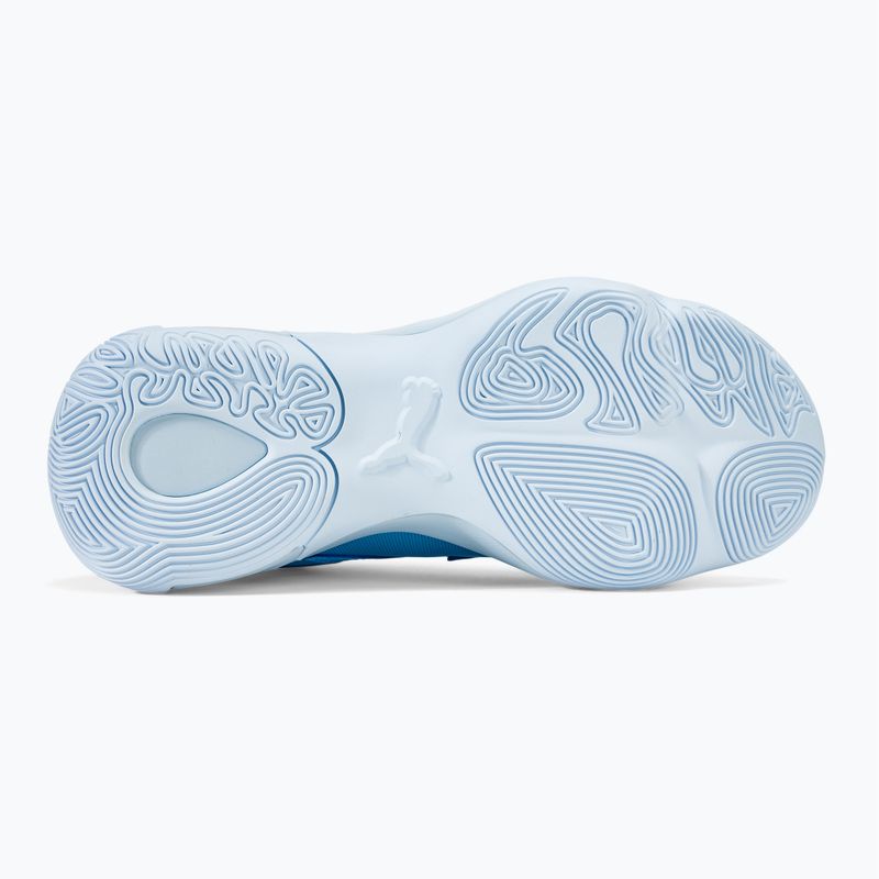 PUMA Genetics men's basketball shoes luminous blue/icy blue 5
