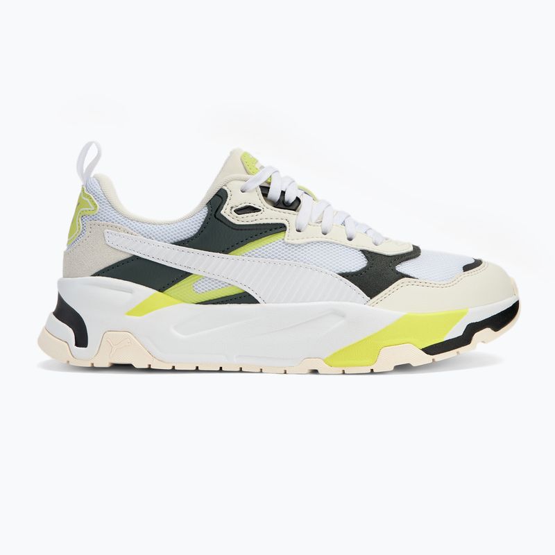 PUMA Trinity warm white/puma white/mineral gray/lime sheen shoes 2