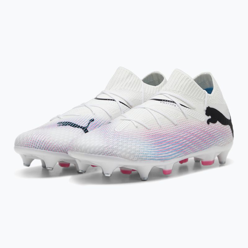 PUMA Future 7 Pro MxSG football boots puma white/puma black/poison pink 10