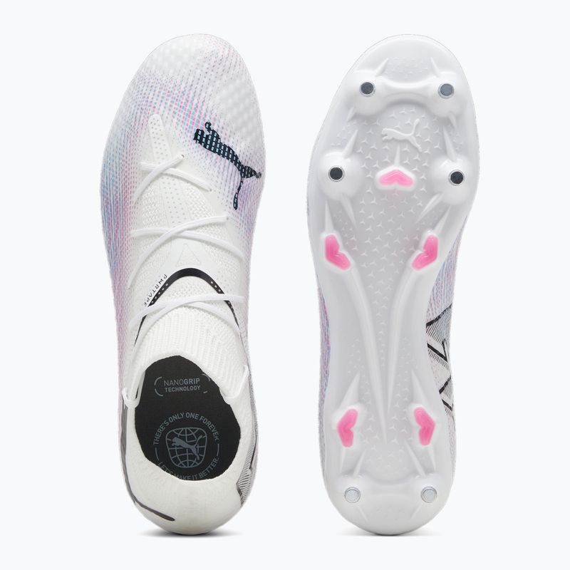 PUMA Future 7 Pro MxSG football boots puma white/puma black/poison pink 11