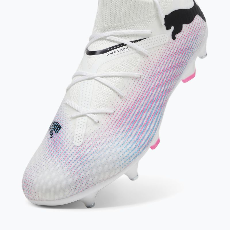 PUMA Future 7 Pro MxSG football boots puma white/puma black/poison pink 12