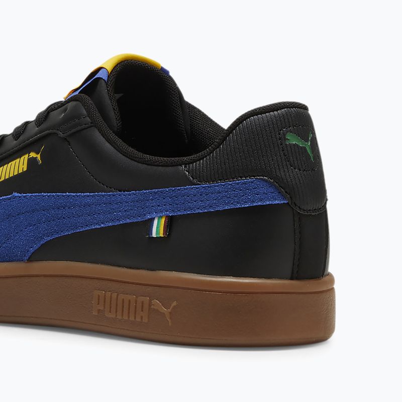 PUMA Smash 3.0 Football 24 puma black/clyde royal/yellow sizzle shoes 12