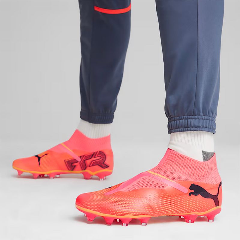 PUMA Future 7 Match+ LL FG/AG sunset glow/puma black/sun stream football boots 15