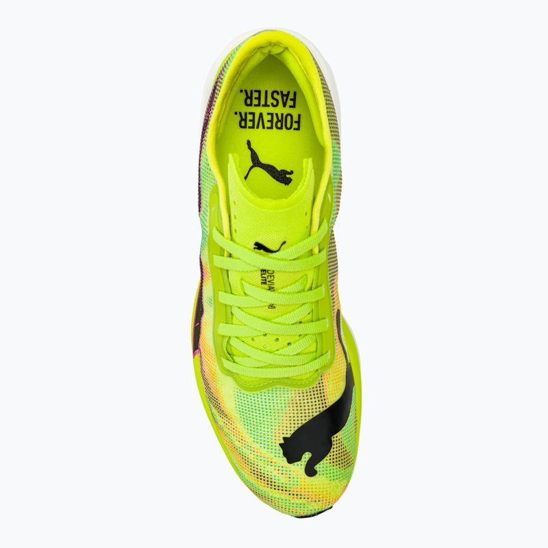 Men's running shoes PUMA Deviate Nitro Elite 2 Psychedelic Rush green 5