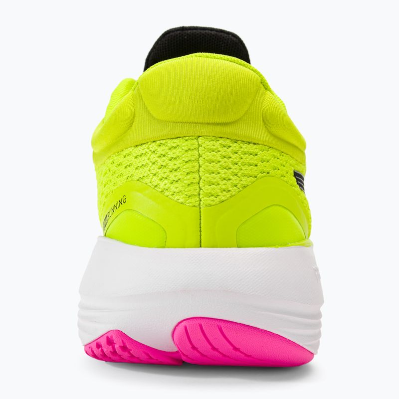 PUMA Scend Pro lime pow/poison pink/puma white running shoes 6