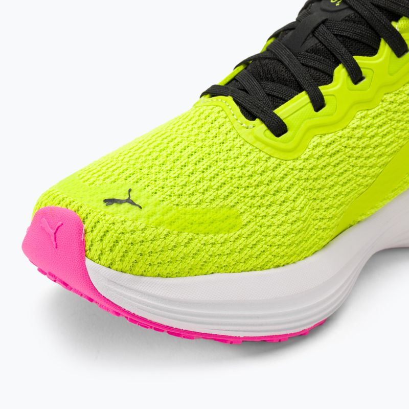 PUMA Scend Pro lime pow/poison pink/puma white running shoes 7