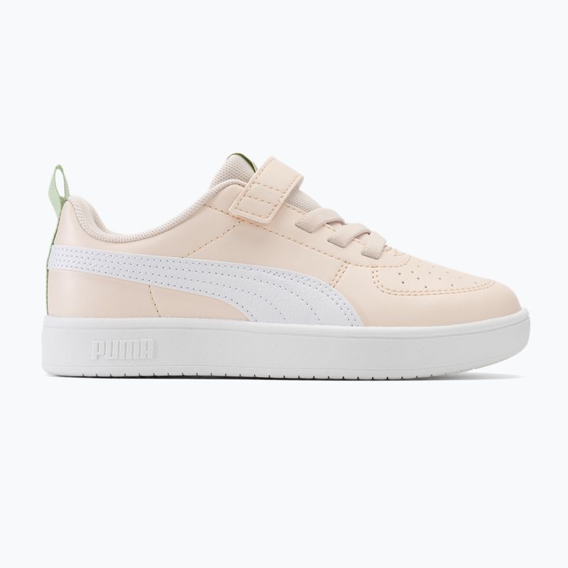 PUMA Rickie AC+ PS rosebay/puma white/pure green children's shoes 2