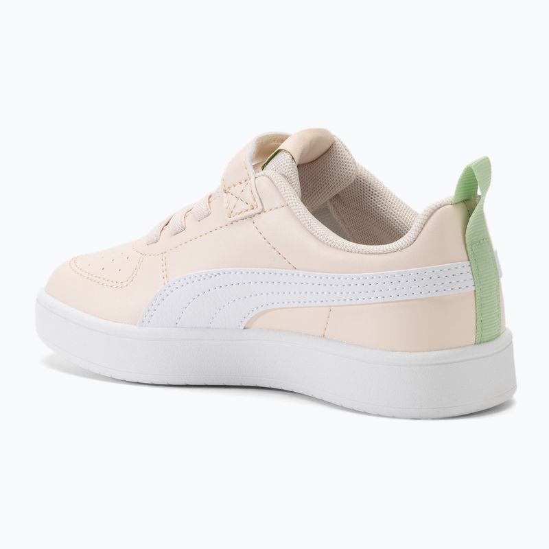 PUMA Rickie AC+ PS rosebay/puma white/pure green children's shoes 3