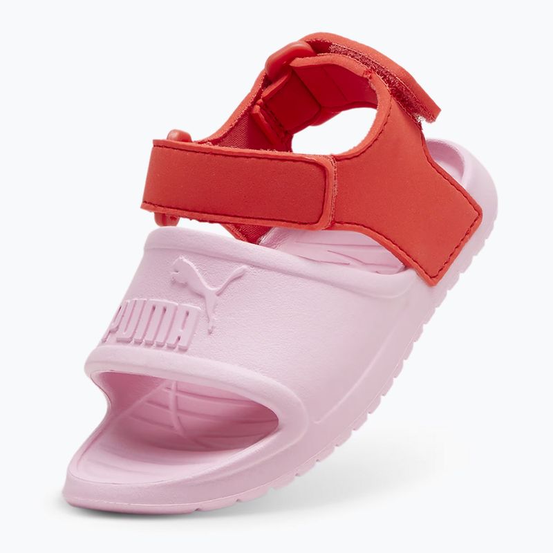 PUMA Divecat v2 Injex PS children's sandals pink lilac/active red 10