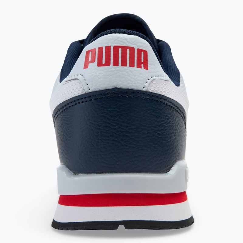 PUMA ST Runner v3 Mesh silver mist/white/club navy/for all time red/black shoes 6