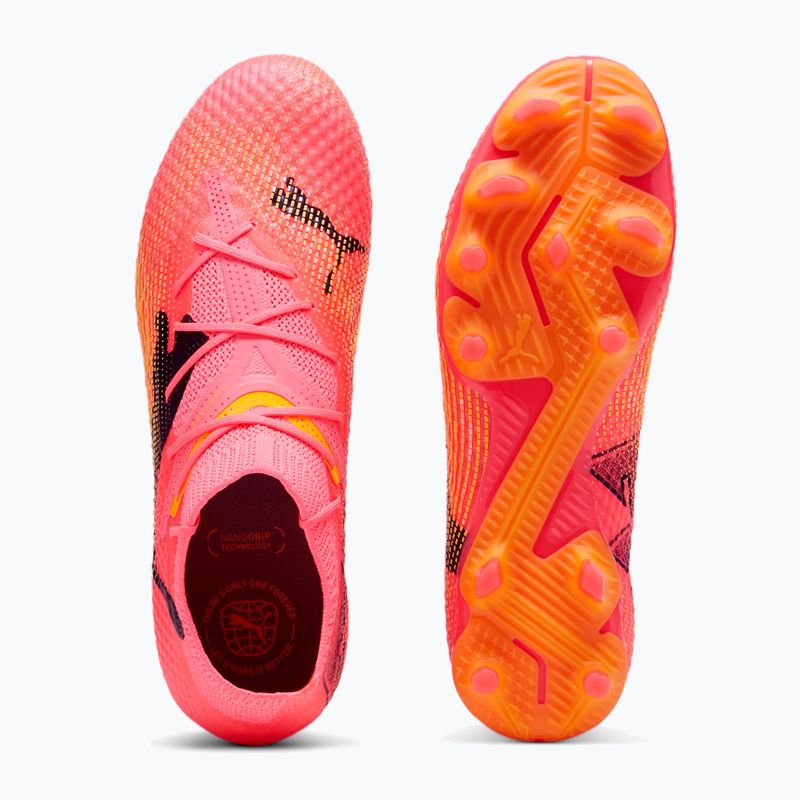 PUMA Future 7 PRO+ FG/AG sunset glow/puma black/sun stream football boots 11