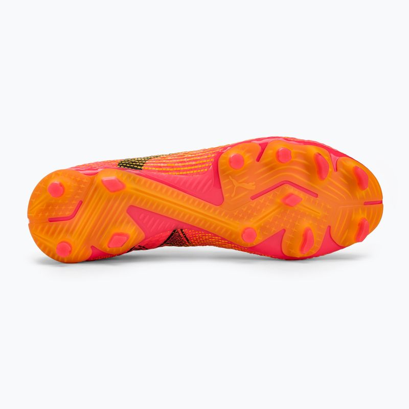 PUMA Future 7 PRO+ FG/AG sunset glow/puma black/sun stream football boots 4
