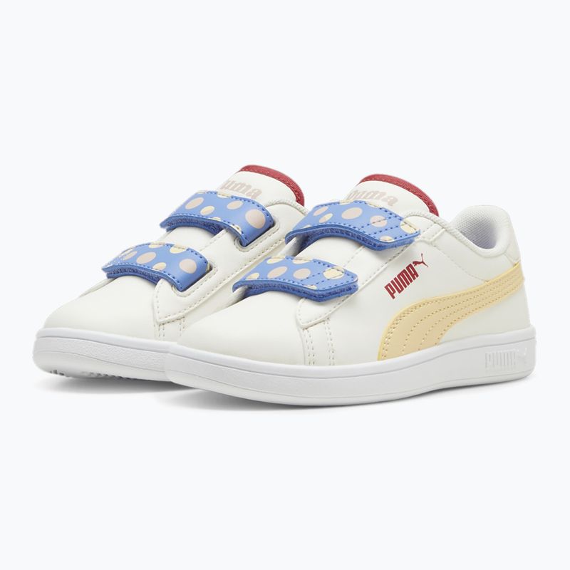 PUMA Smash 3.0 Summer Camp V PS children's shoes warm white/chamomile/puma white 8