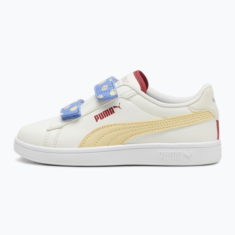 PUMA Smash 3.0 Summer Camp V PS children's shoes warm white/chamomile/puma white 9