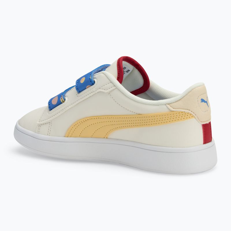 PUMA Smash 3.0 Summer Camp V PS children's shoes warm white/chamomile/puma white 3