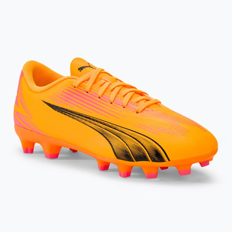 PUMA Ultra Play FG/AG Jr children's football boots sunset glow/puma black/sun stream