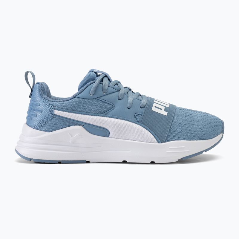 PUMA Wired Run Pure zen blue/puma white children's shoes 2