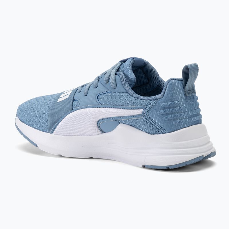 PUMA Wired Run Pure zen blue/puma white children's shoes 3