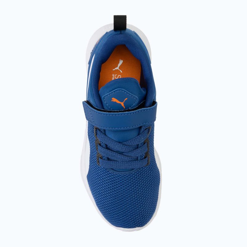 PUMA Flyer Runner V PS children's shoes cobalt glaze/puma white/puma black 5