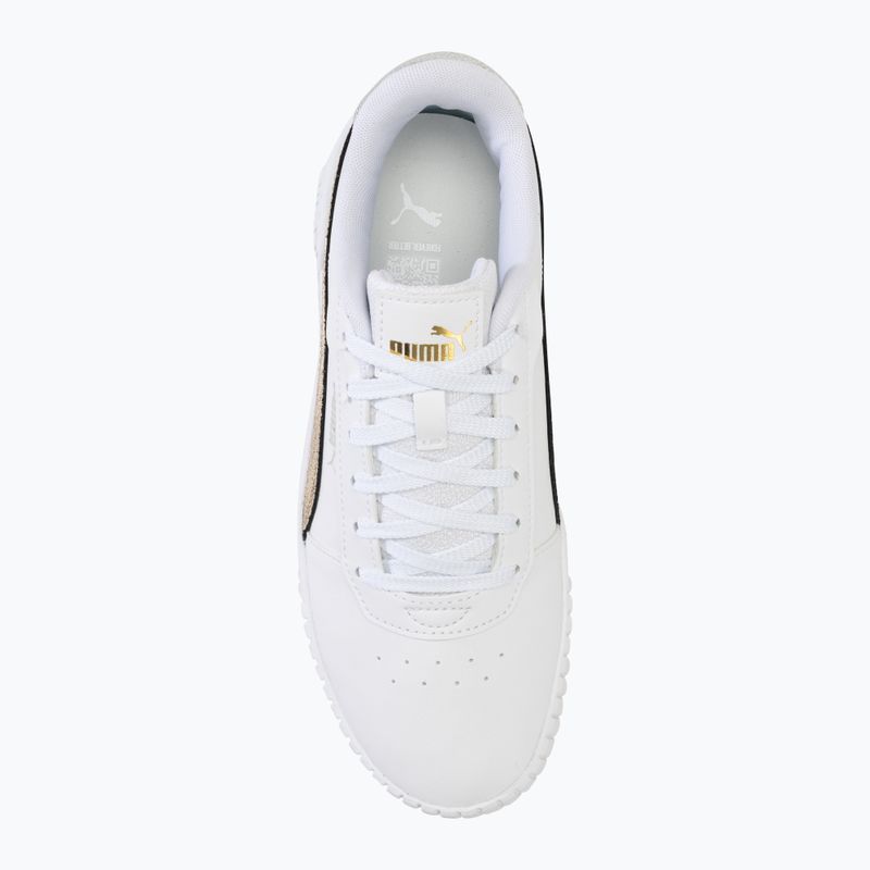 Women's shoes PUMA Carina 2.0 Metallic Shine puma white/puma gold/puma silver 5