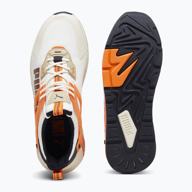 PUMA Pacer+ warm white/rickie orange/alpine snow shoes 11