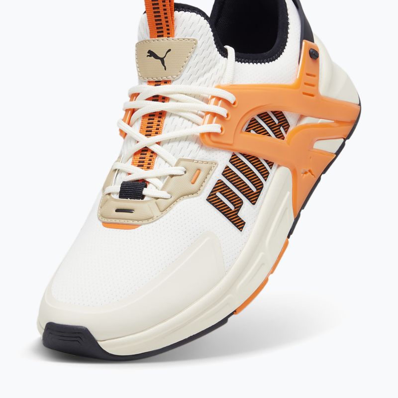 PUMA Pacer+ warm white/rickie orange/alpine snow shoes 12