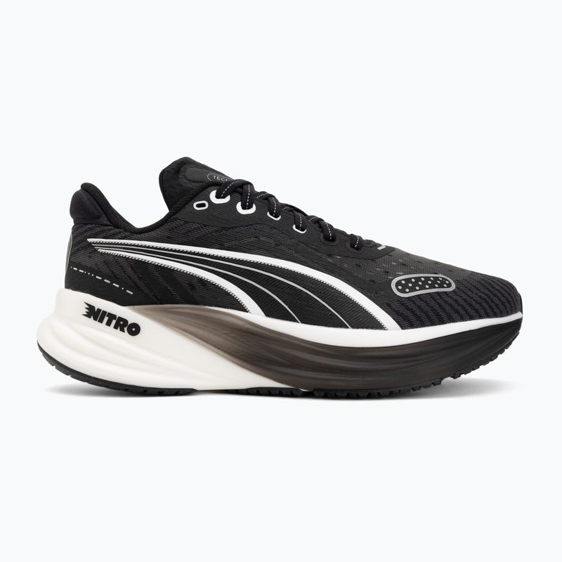 Women's running shoes Puma Magnify Nitro 2 Tech black/white/grey 2