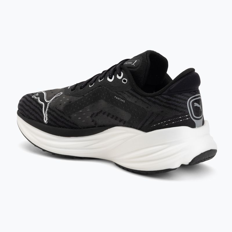 Women's running shoes Puma Magnify Nitro 2 Tech black/white/grey 3
