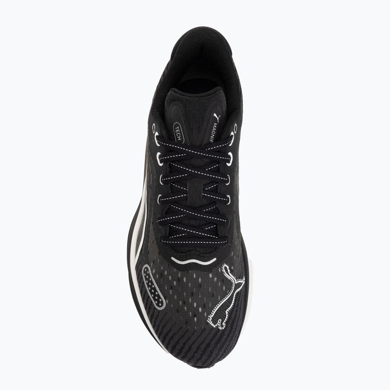 Women's running shoes Puma Magnify Nitro 2 Tech black/white/grey 5
