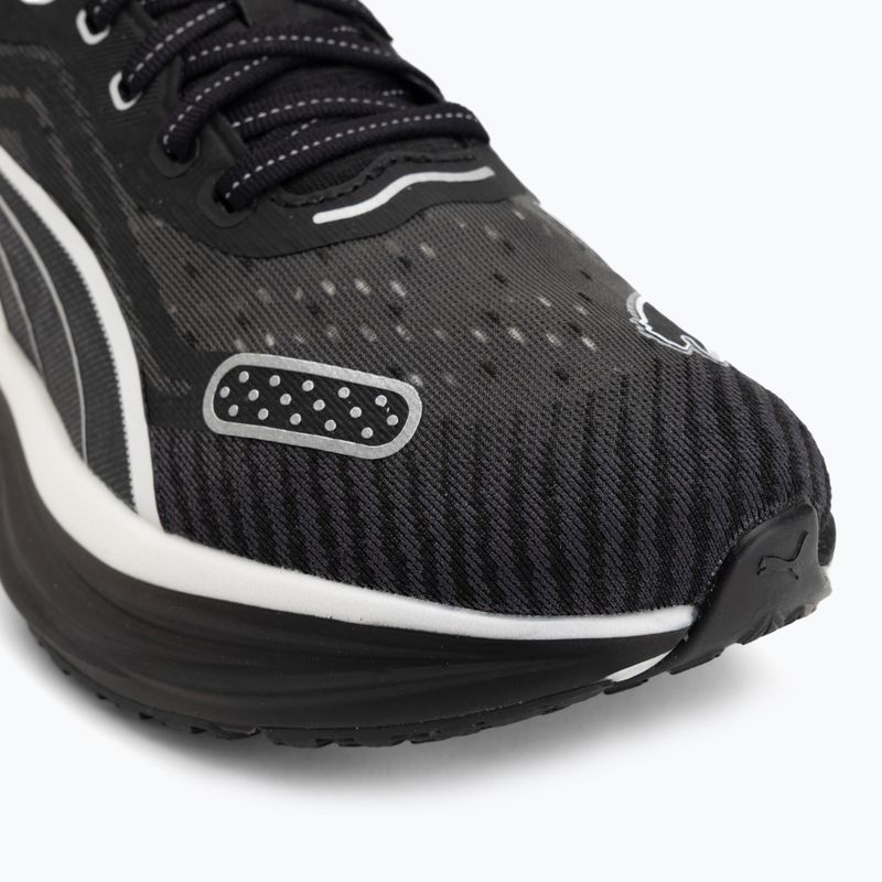 Women's running shoes Puma Magnify Nitro 2 Tech black/white/grey 7