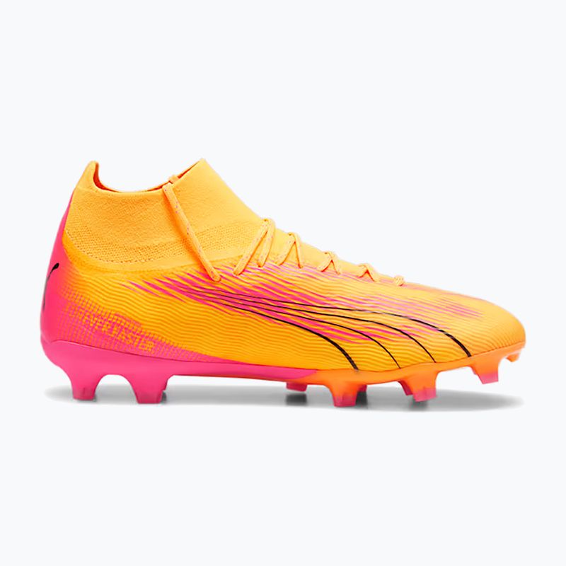 PUMA Ultra Pro FG/AG sunset glow/puma black/sun stream football boots 9
