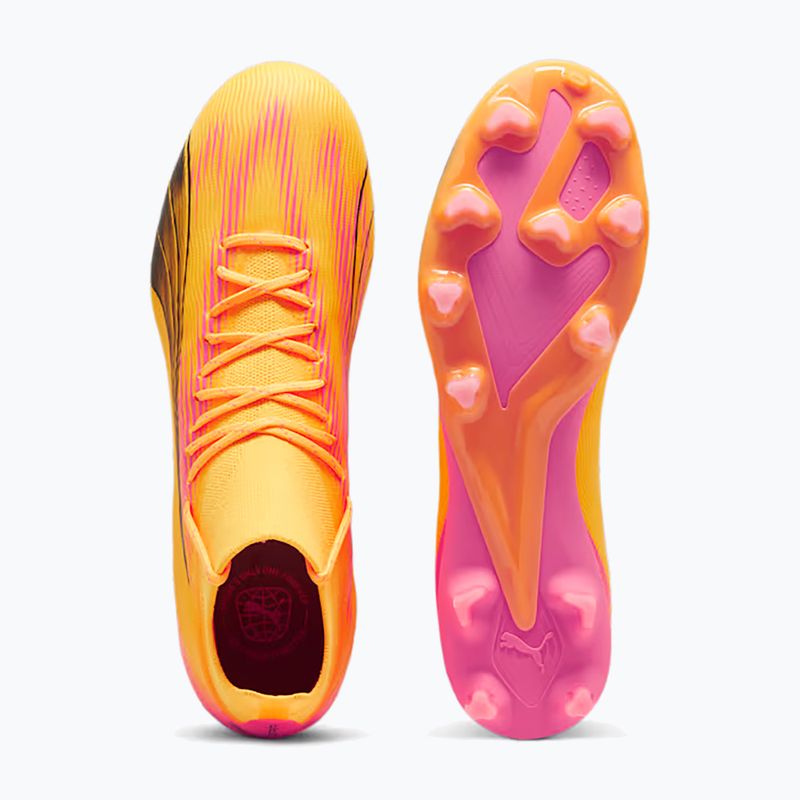 PUMA Ultra Pro FG/AG sunset glow/puma black/sun stream football boots 11