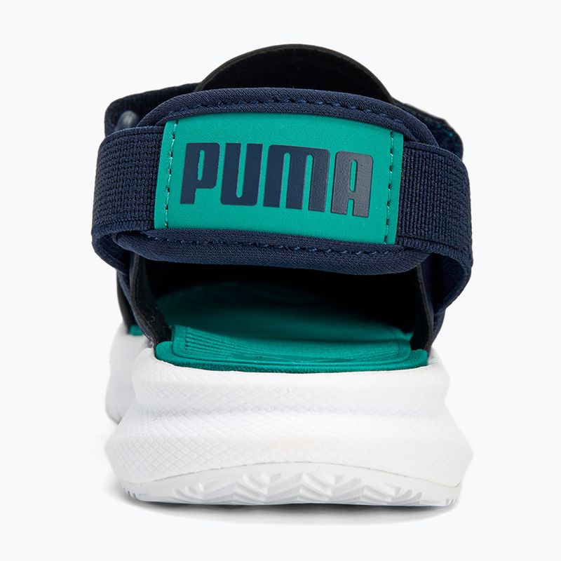 PUMA Evolve AC Inf children's sandals puma navy/sparkling green/puma white 6