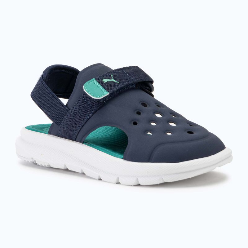 PUMA Evolve AC PS children's sandals puma navy/sparkling green/puma white