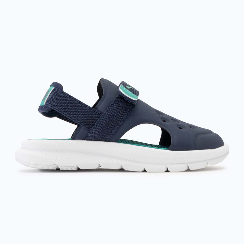 PUMA Evolve AC PS children's sandals puma navy/sparkling green/puma white 2