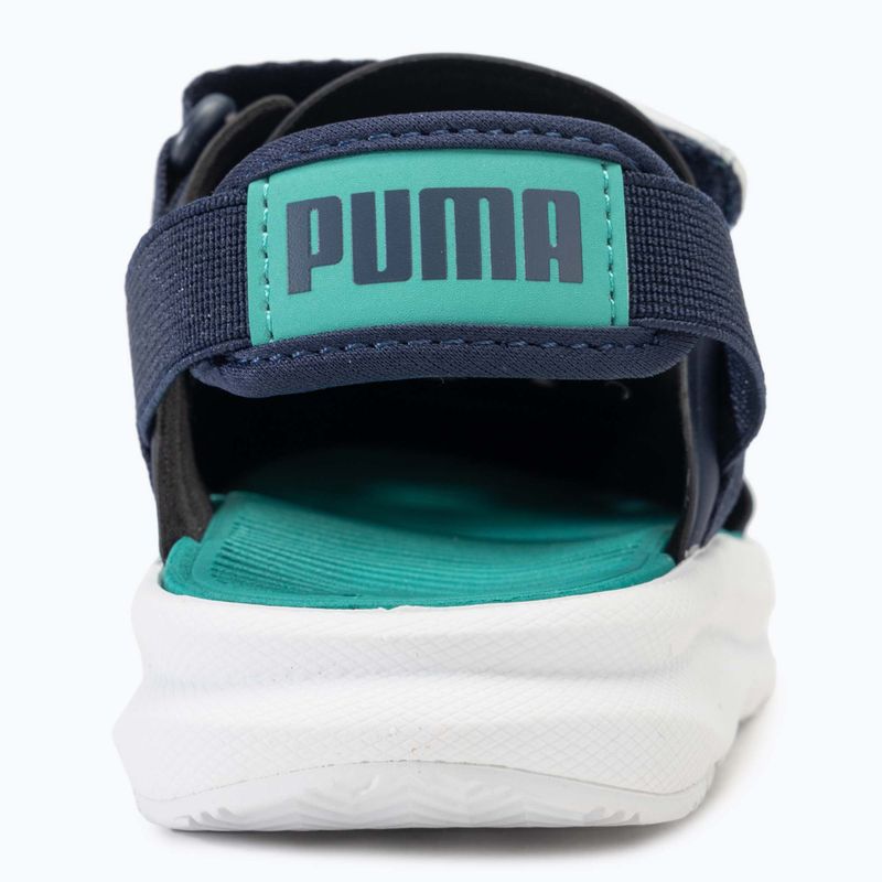 PUMA Evolve AC PS children's sandals puma navy/sparkling green/puma white 6