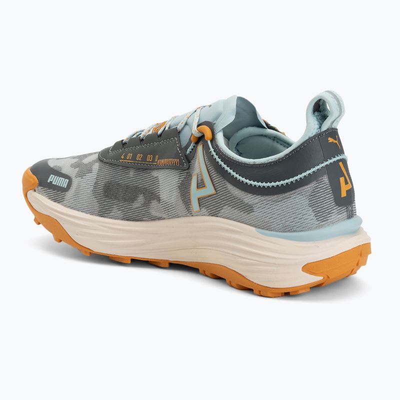 Men's running shoes Puma Voyage Nitro 3 blue/grey/orange/white 3