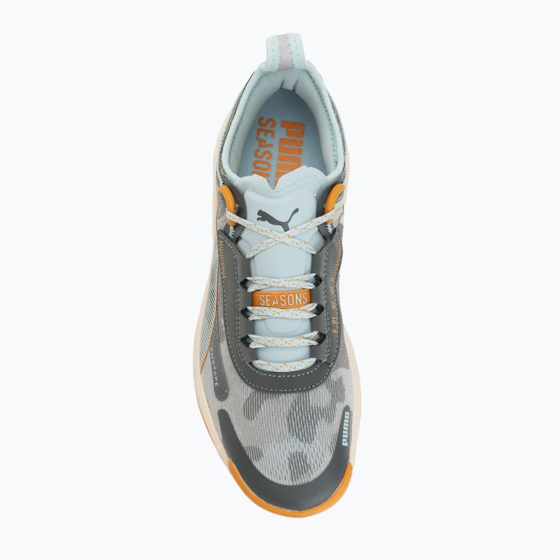 Men's running shoes Puma Voyage Nitro 3 blue/grey/orange/white 5